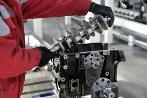 traitement thermique de pièce massive pour l'automobile comme un vilebrequin