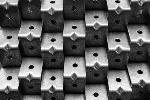 pièces en métal de différents types d'alliages